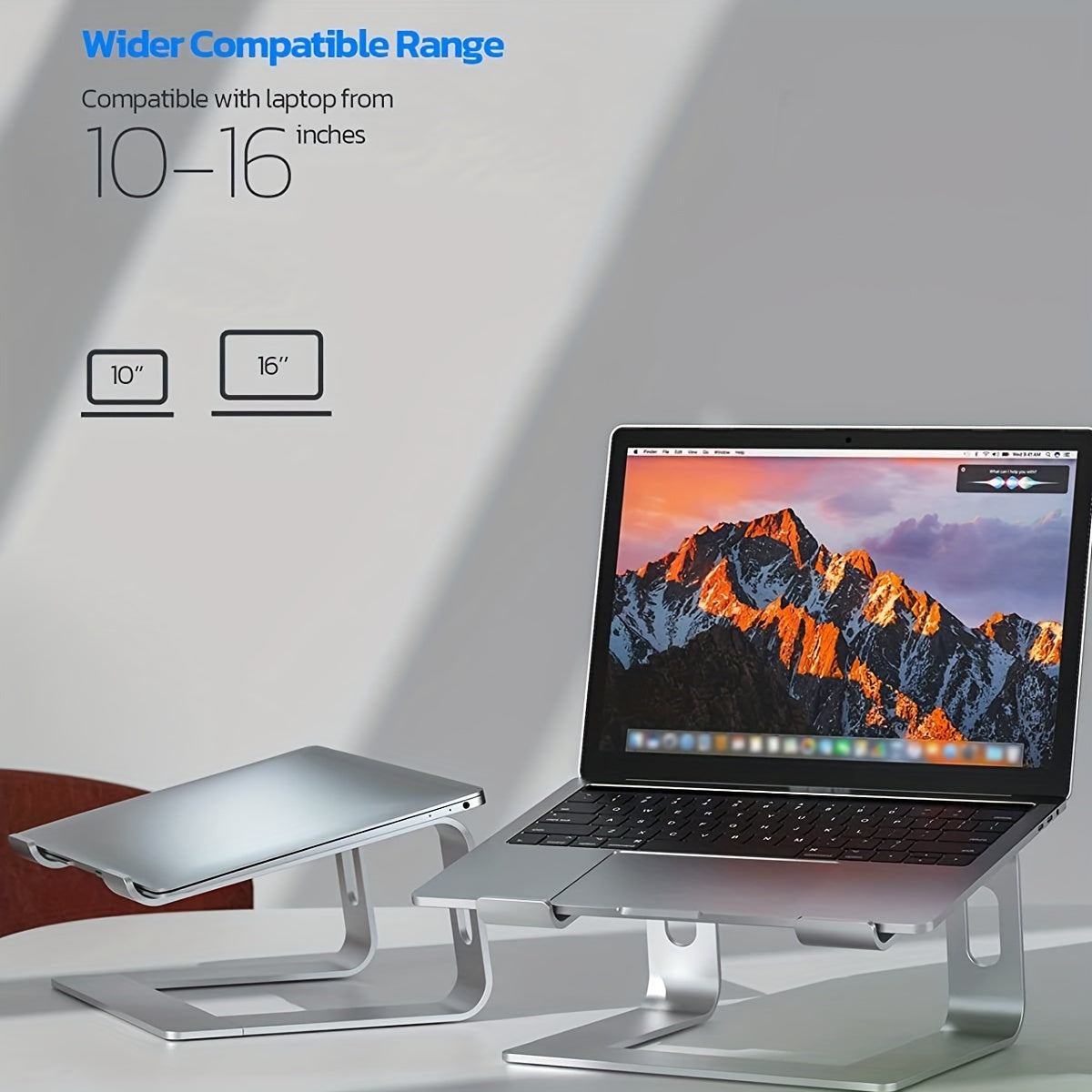 Ergonomic Aluminum Laptop Stand