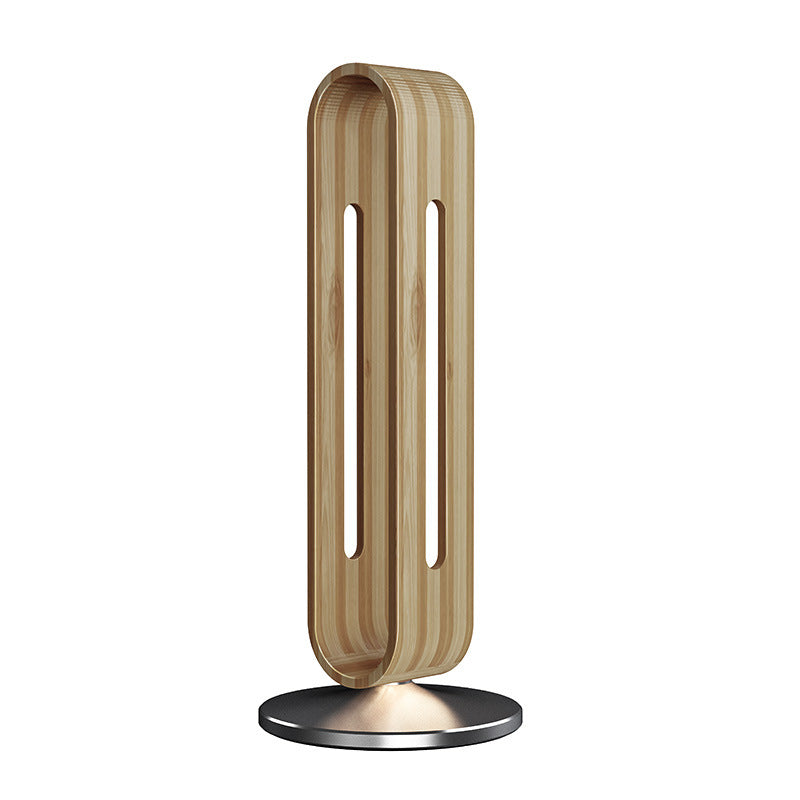 Wooden Headphone Stand with Metal Base