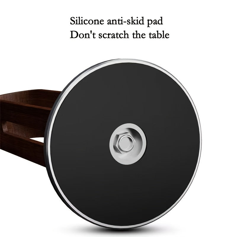 Wooden Headphone Stand with Metal Base