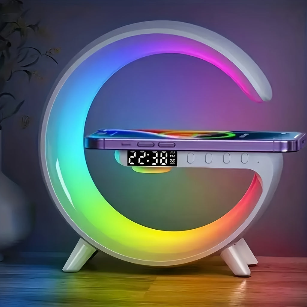 Wireless Charging Speaker With Large G Atmosphere Lamp