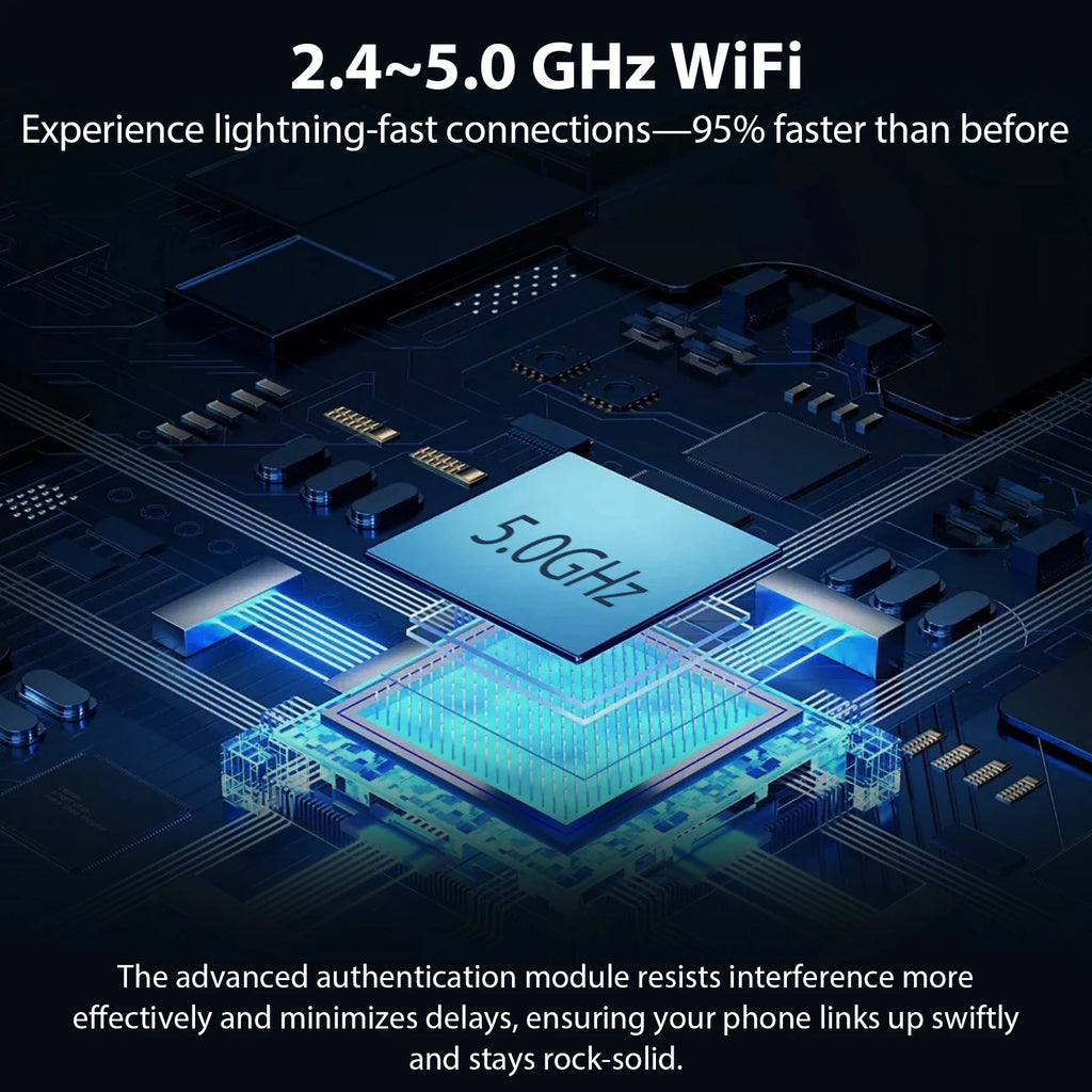 Pionray 2 in 1 Wireless CarPlay/Android