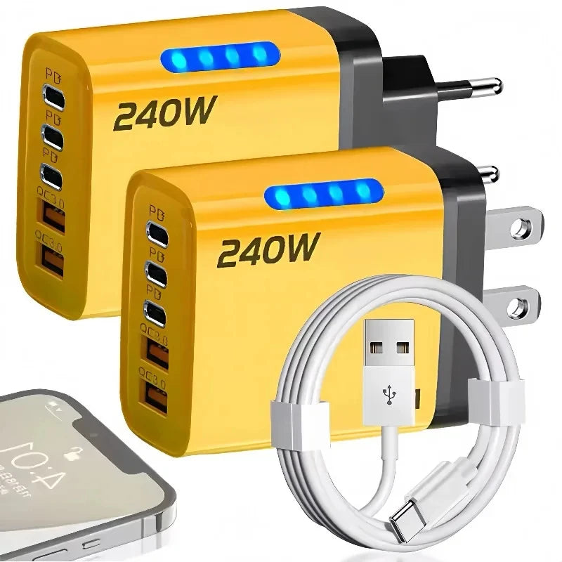 Xiaomi 240W 5 in 1 GaN Desktop Charger Fast Charging Adapter