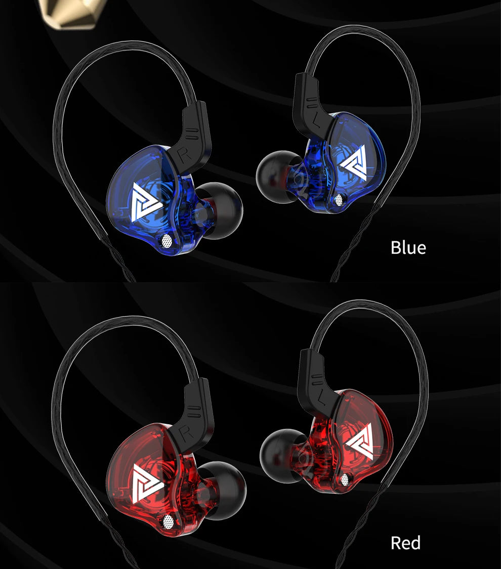 QKZ AK6 In Ear Earphone 6 Dynamic Driver Unit Headphone With Mic