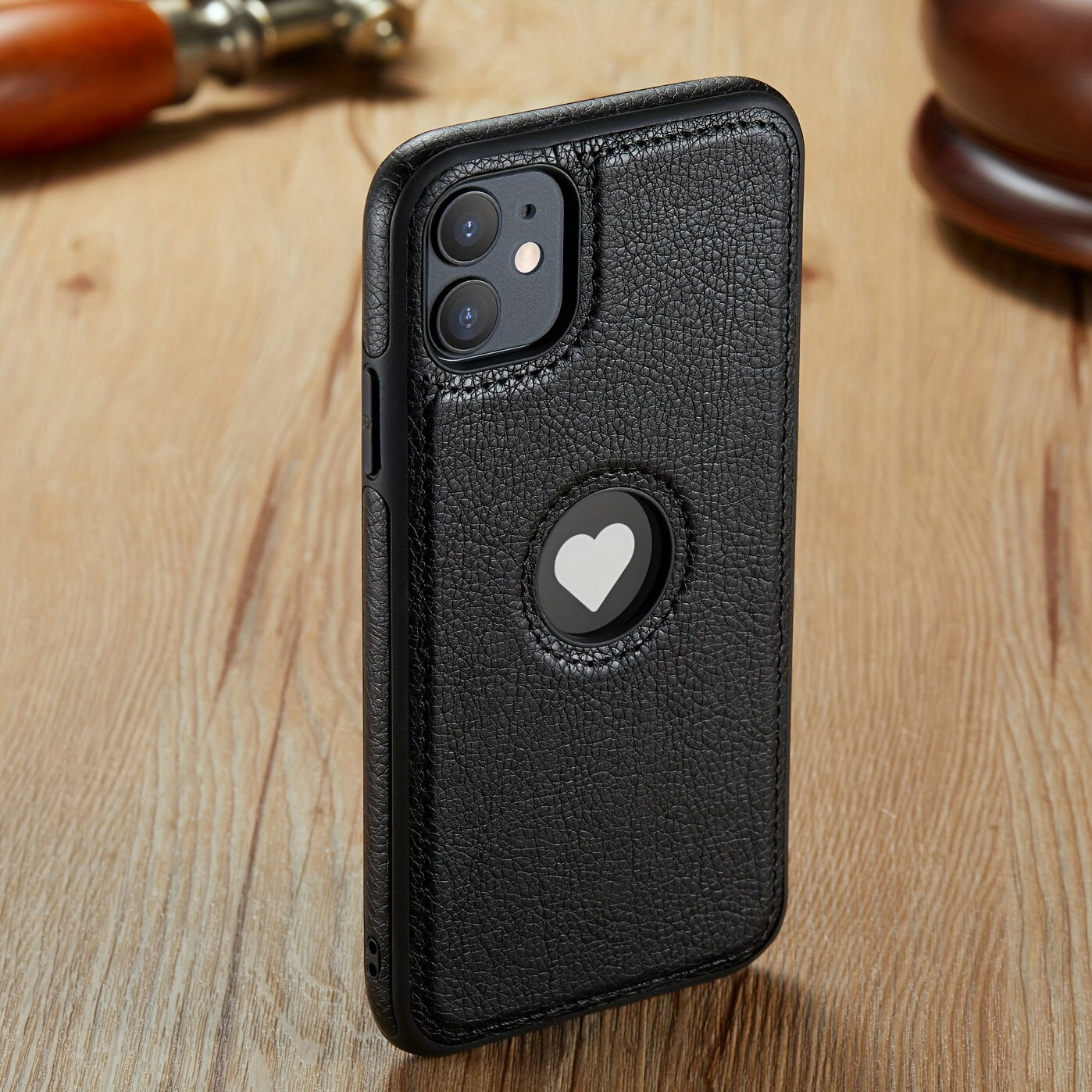 For IPhone 15 14 13 Pro Max 12 11 X XR XS MAX 7 8 Plus Faux Leather Case