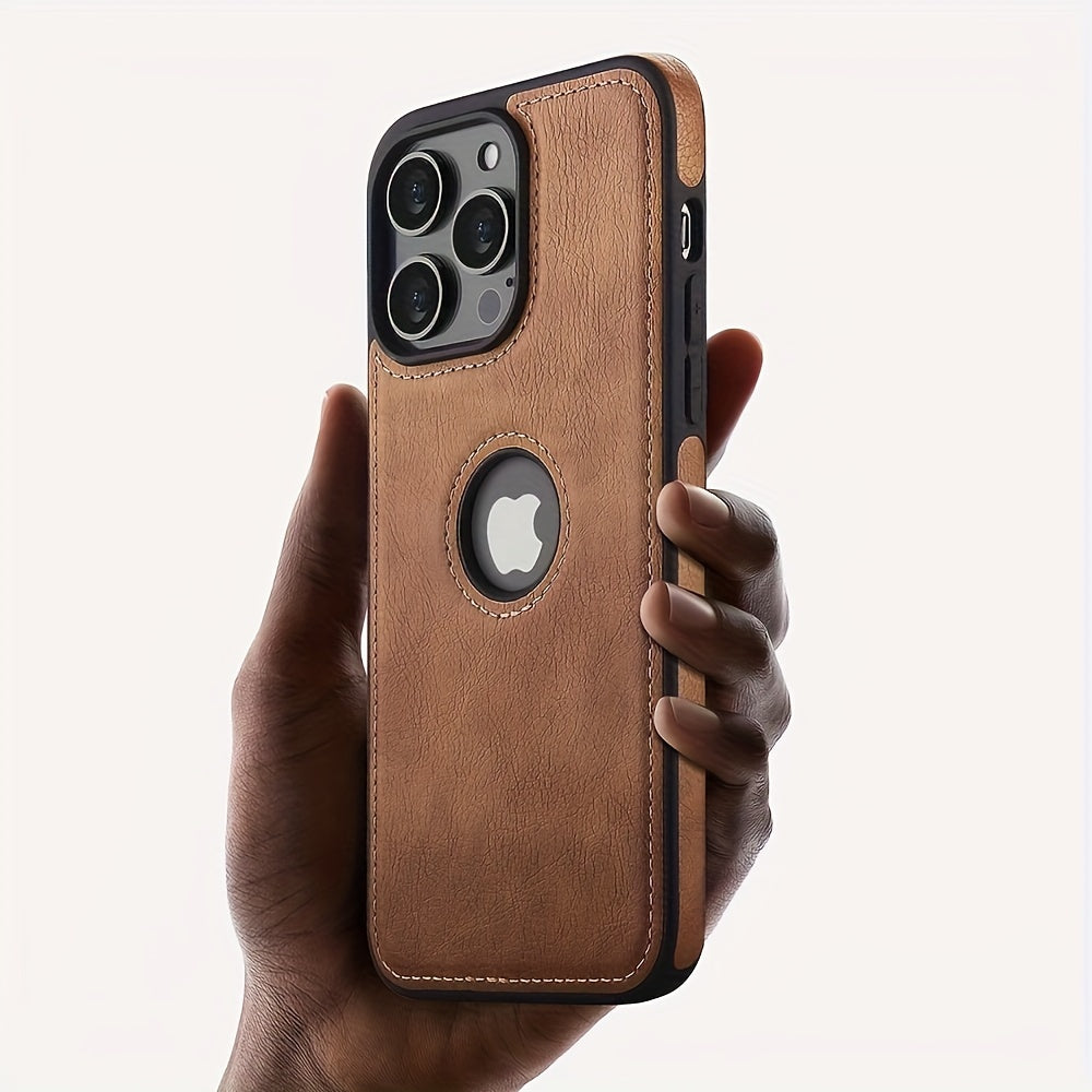 For IPhone 15 14 13 Pro Max 12 11 X XR XS MAX 7 8 Plus Faux Leather Case